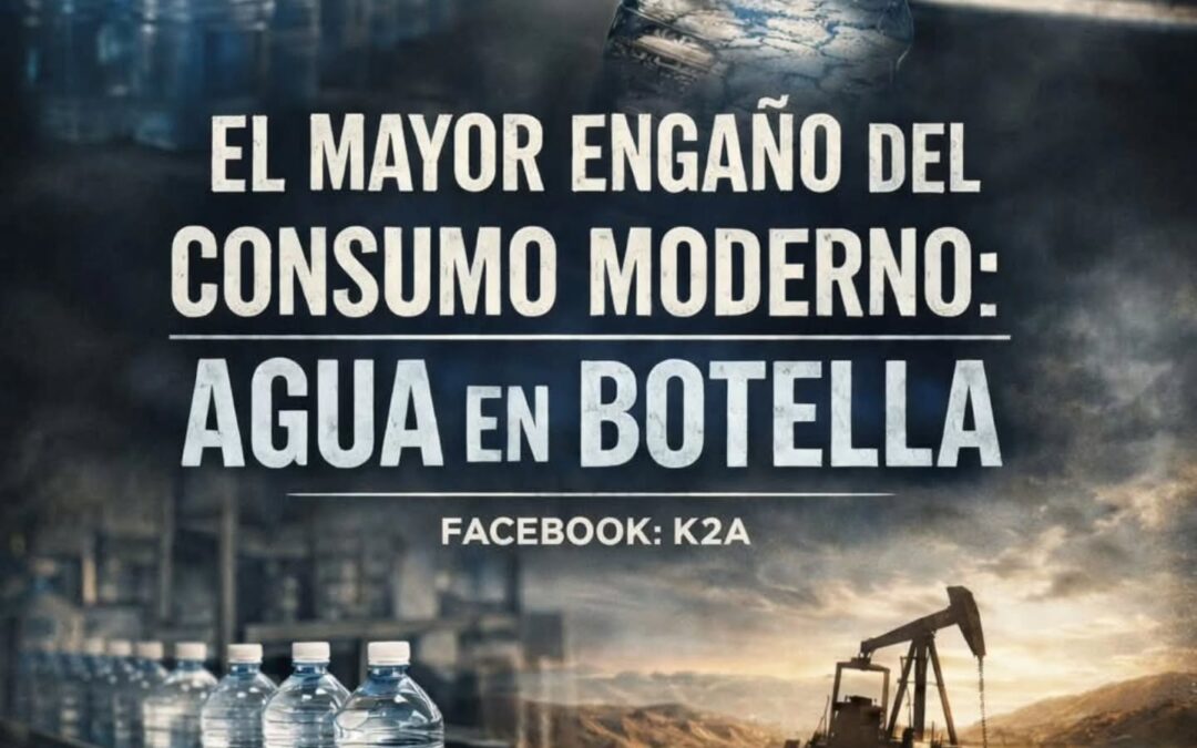 EL FRAUDE DEL AGUA EMBOTELLADA: PAGAS PUREZA… TE VENDEN ILUSIÓN